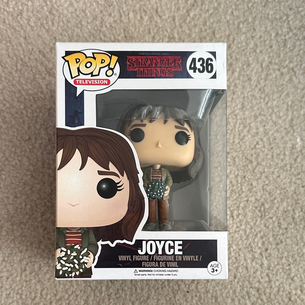 Funko Pop Joyce Figure with Green and White Outfit